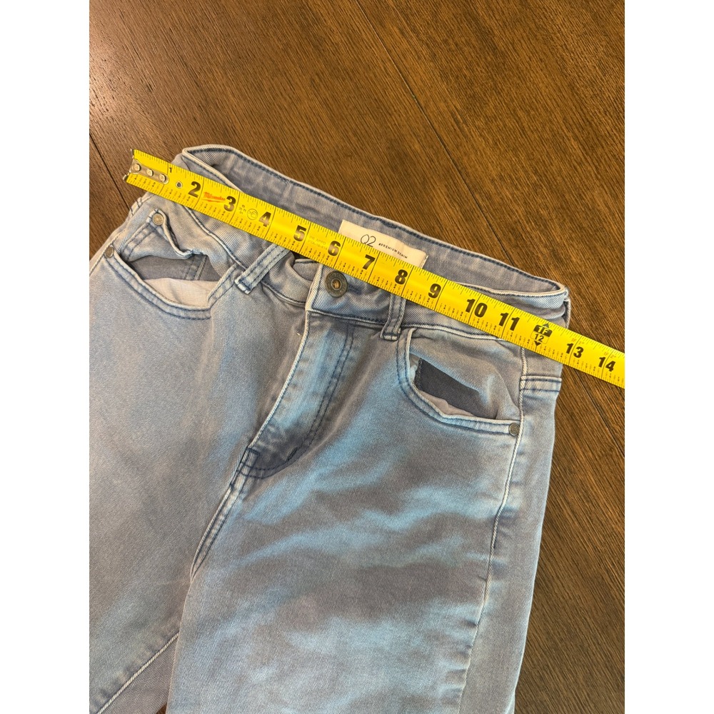 Q2 Premium Denim Womens Light Wash High Waisted Wide Leg Jeans Blue Size S/40 - Picture 6 of 8